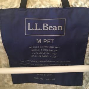 LL Bean Long Length Raincoat